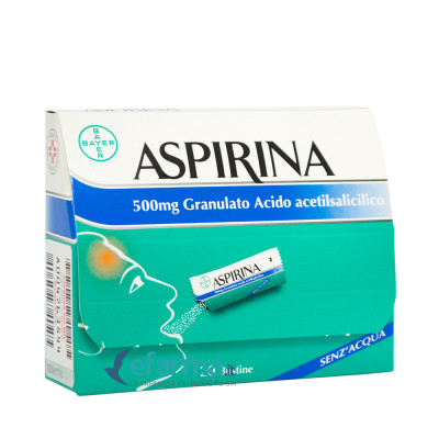 ASPIRINA orosolubile 20 bustine 500mg