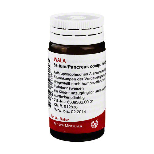 BARIUM PANCREAS Globuli WALA