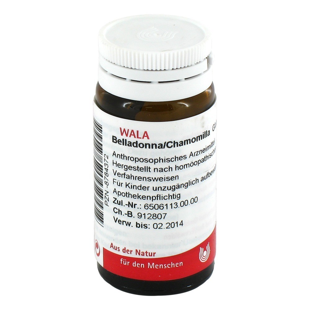 BELLADONNA CHAMOMILLA Globuli WALA