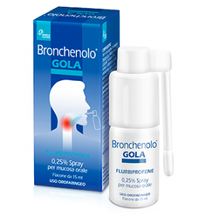 BRONCHENOLO Gola 0.25% Spray 15 ml