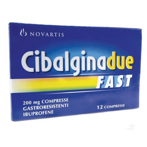 CIBALGINA DUE FAST 12 compresse 200mg
