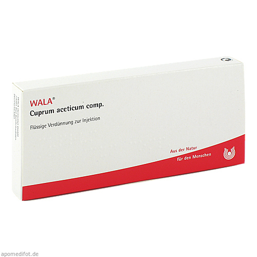 CUPRUM ACETICUM comp. 10 Fiale WALA