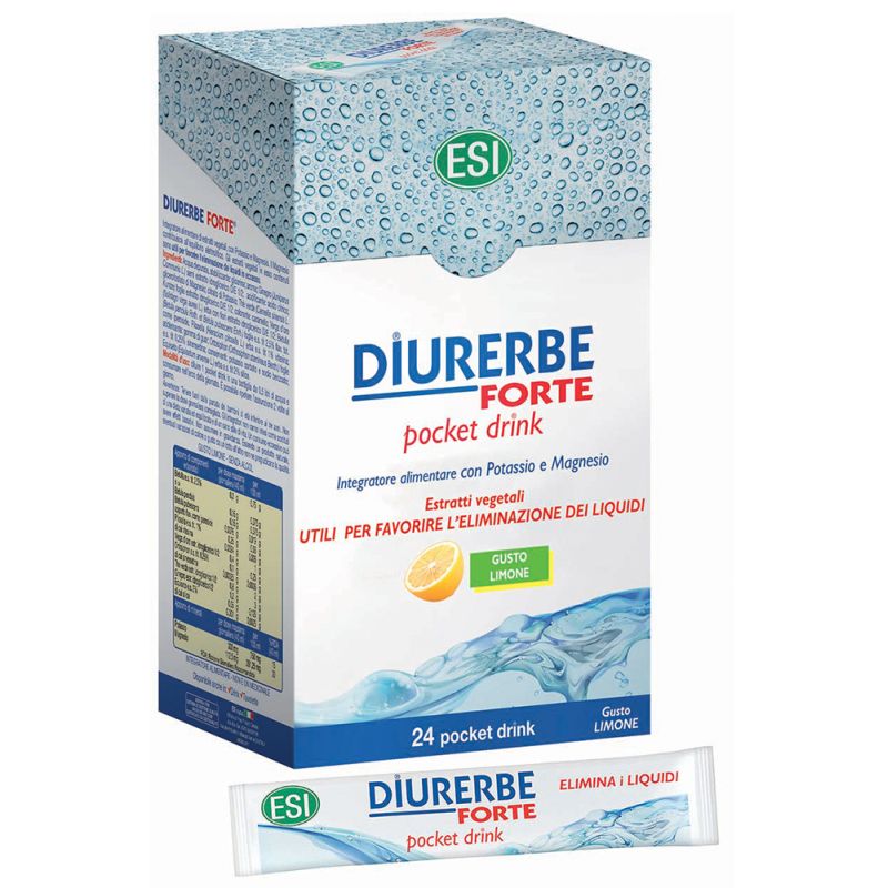 Diurerbe Forte 24 Pocket Drink Limone