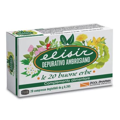 ELISIR DEPURATIVO AMBROSIANO 20 compresse