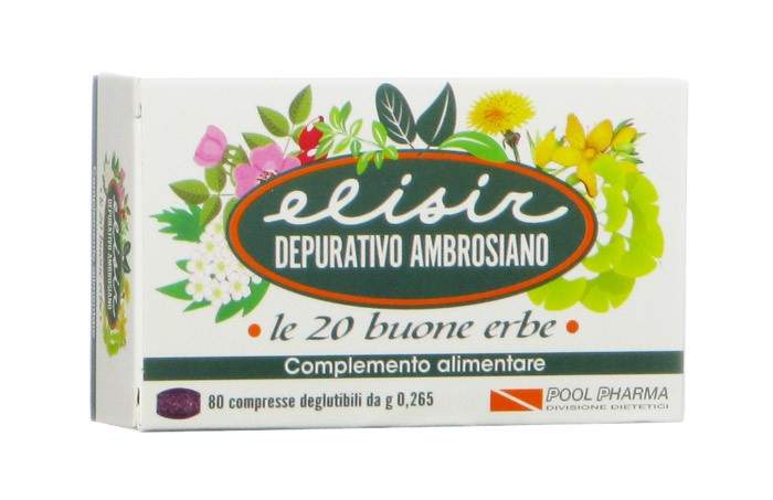 ELISIR DEPURATIVO AMBROSIANO 80 compresse