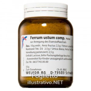 FERRUM USTUM COMP 50gr Polvere