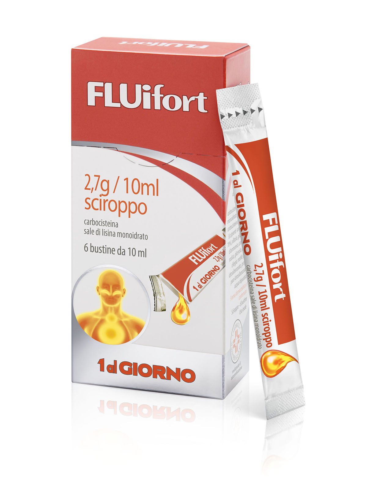 FLUIFORT sciroppo 6 bustine 2,7G-10ml