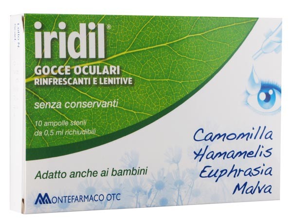 IRIDIL Gocce Oculari 10 Ampolle Monodose