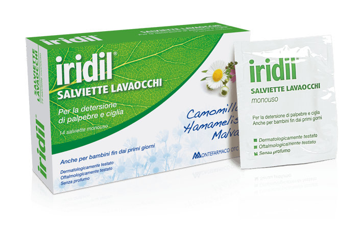 IRIDIL LAVAOCCHI 14 Salviettine Monodose