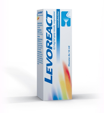 LEVOREACT SPRAY nasale 10ML 0,5MG