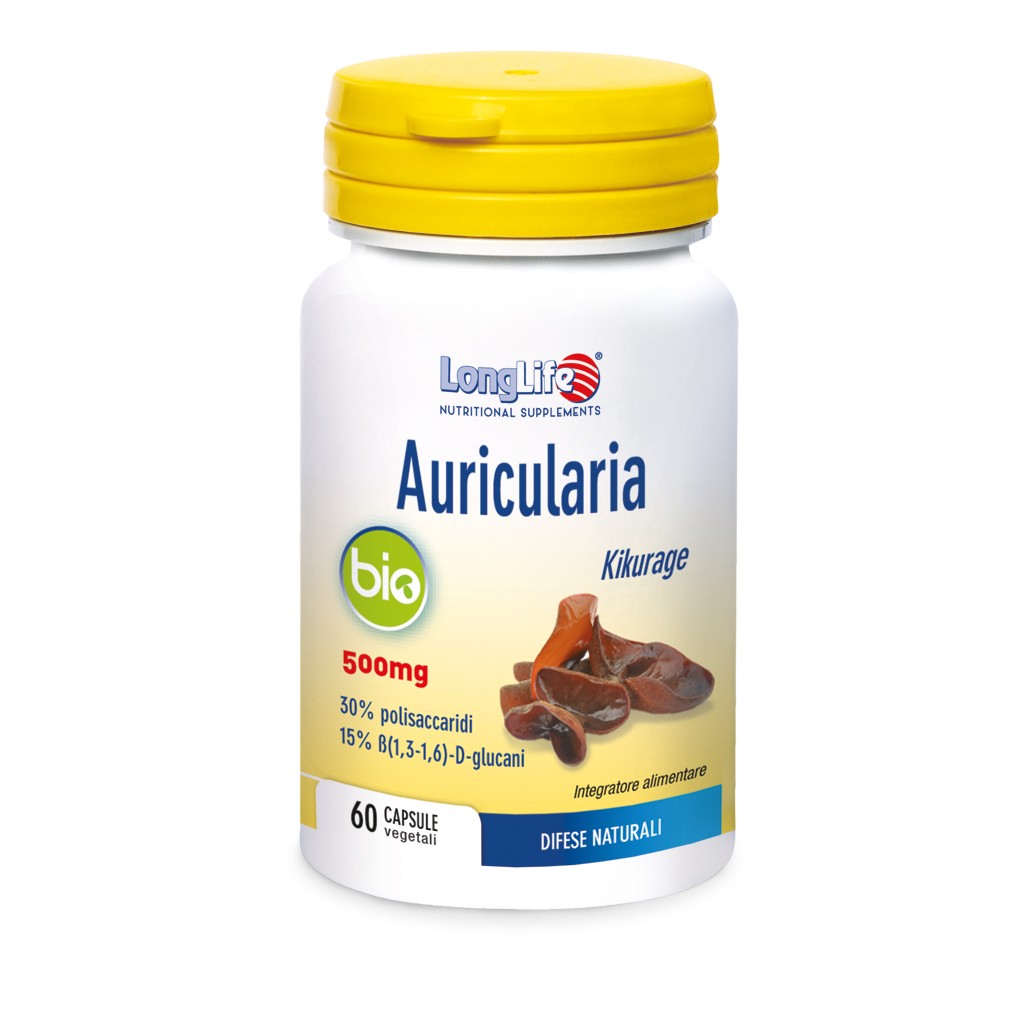 LONGLIFE AURICULARIA BIO 60 capsule