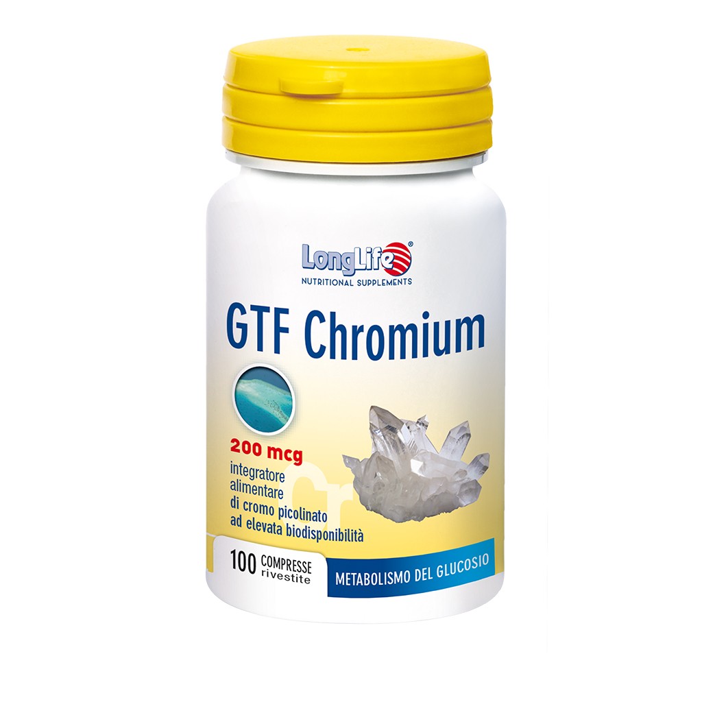 LONGLIFE GTF CHROMIUM 100 Compresse