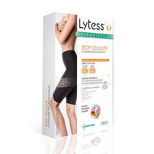 LYTESS Pantaloncino Nero Anti Cellulite tg L-XL