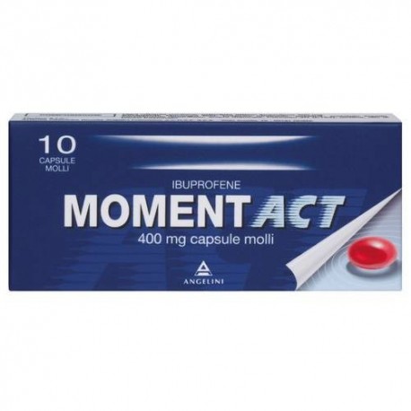 MOMENTACT 10 capsule molli 400mg