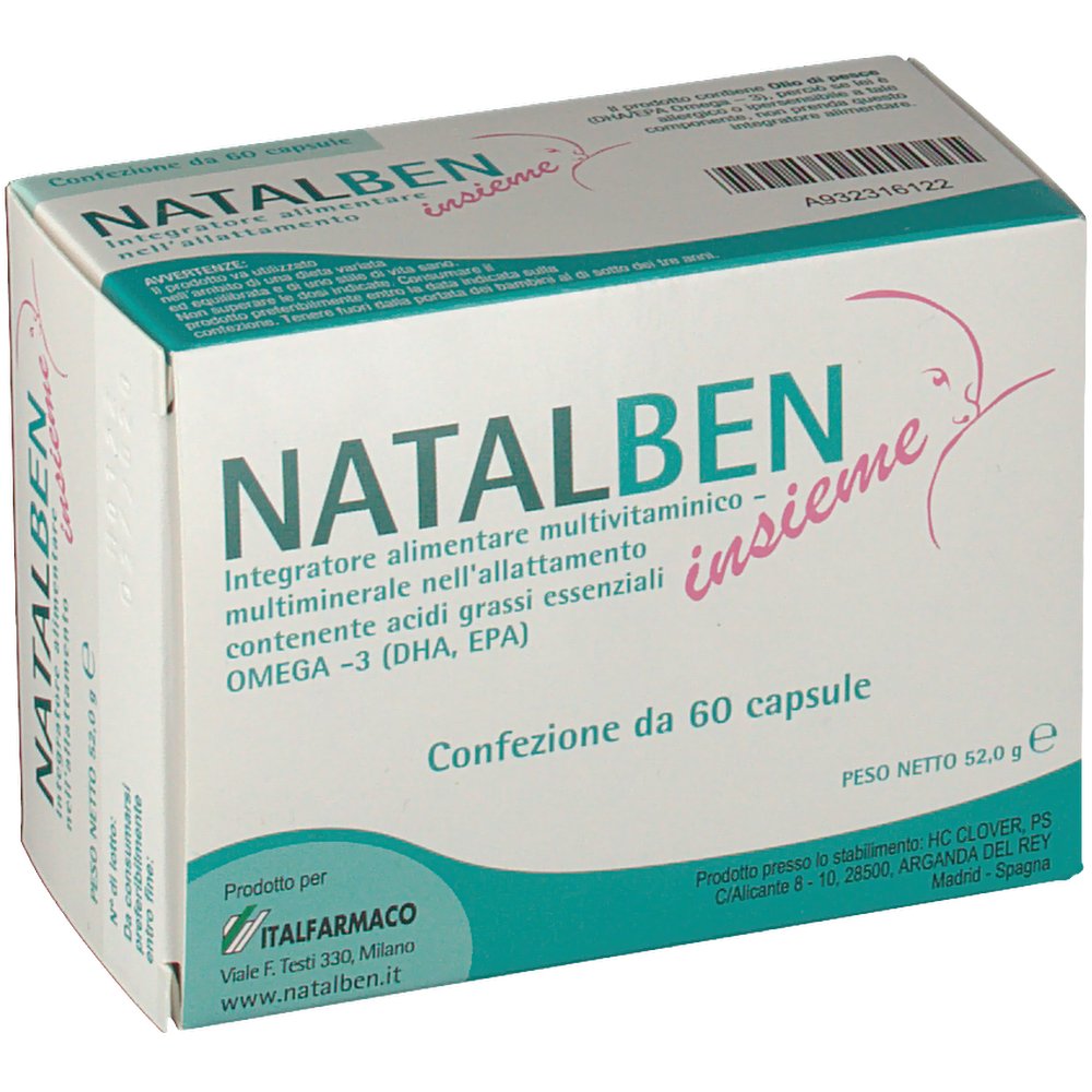 NATALBEN INSIEME 60 capsule