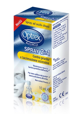 OPTREX ACTIMIST Spray 2in1 Lacrimazione-Prurito