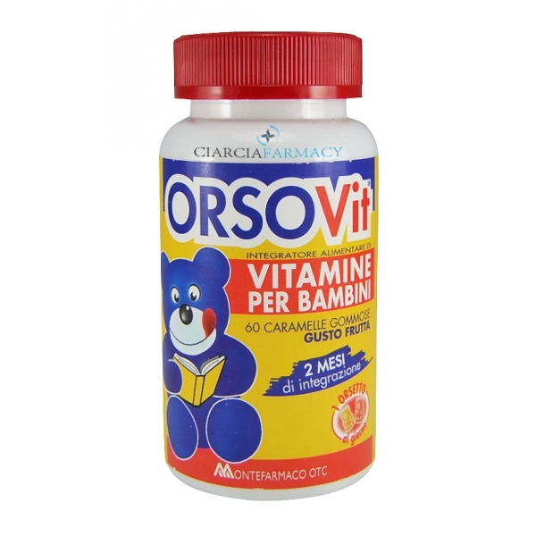 ORSOVIT caramelle gommose senza glutine 60 pezzi