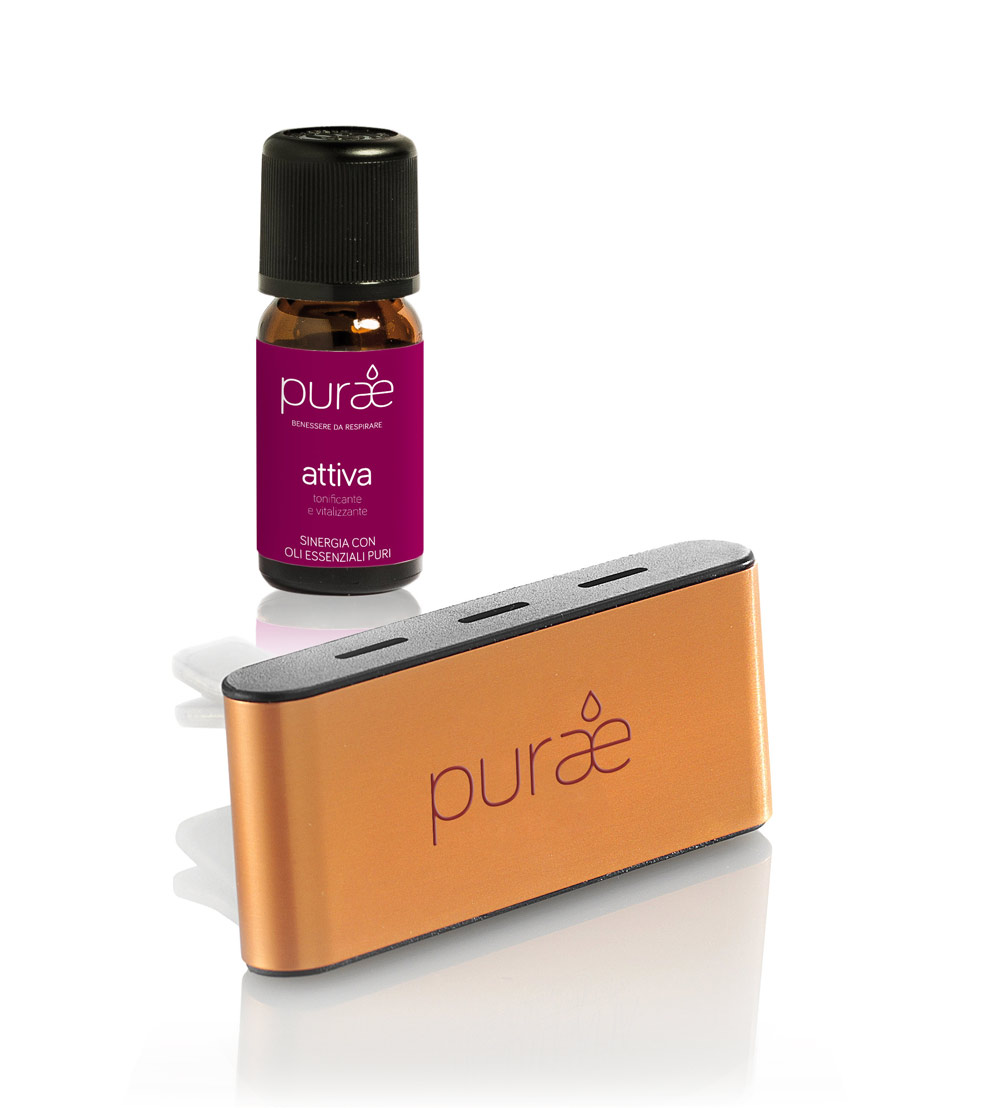 PURAE Diffusore AUTO ARANCIO ATTIVA