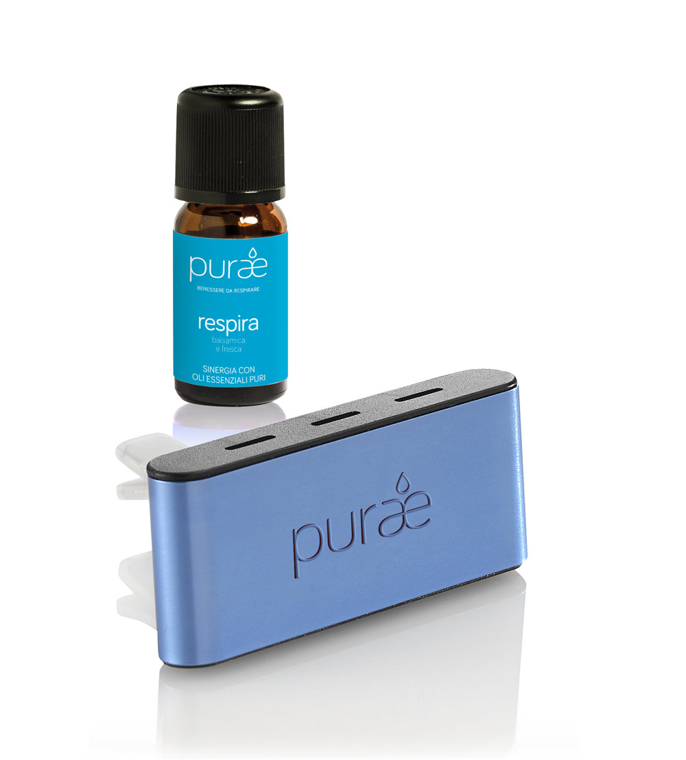 PURAE Diffusore AUTO AZZURRO RESPIRA