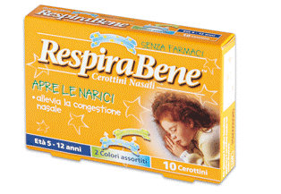 RESPIRABENE Cerotto Nasale Bambini 10