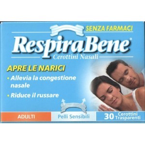 RESPIRABENE Cerotto Nasale Trasparente 30