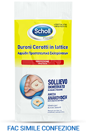 SCHOLL Cerotti Protezione Lattice DURONI 4 pezzi