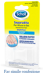 SCHOLL GELACTIV Separadita Alluce