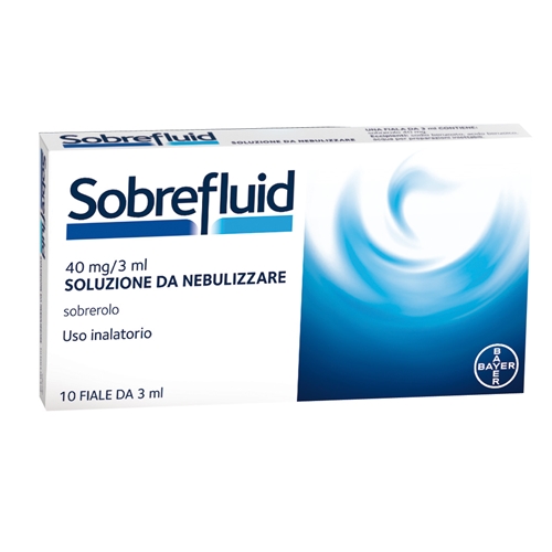 SOBREFLUID Nebulizzatore 10 fiale 40mg-3ml