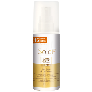SOLEI Spray corpo SPF15