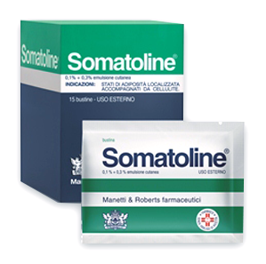 SOMATOLINE Emulsione 15 bustine 0,1+0,3%