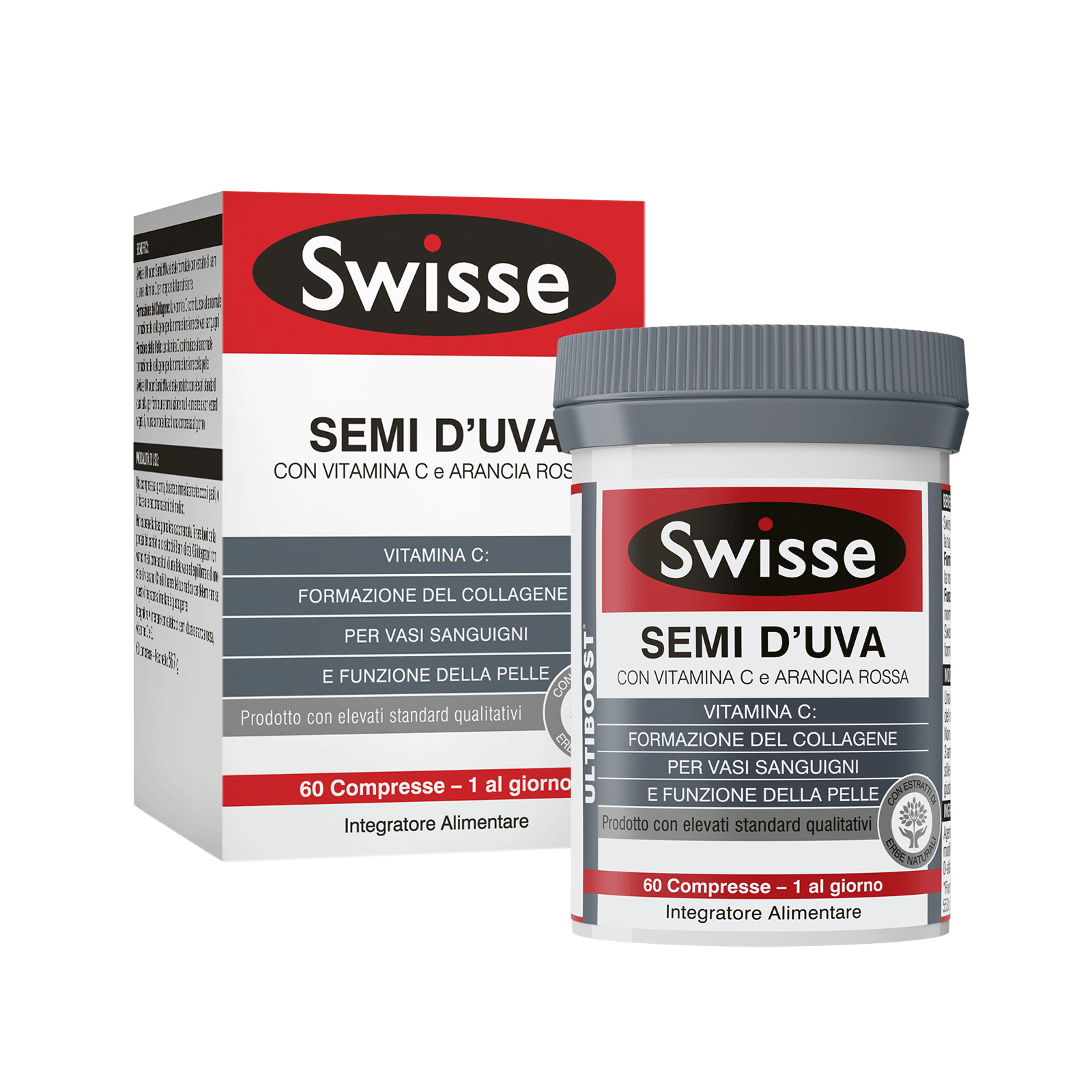 SWISSE SEMI D'UVA 60 compresse