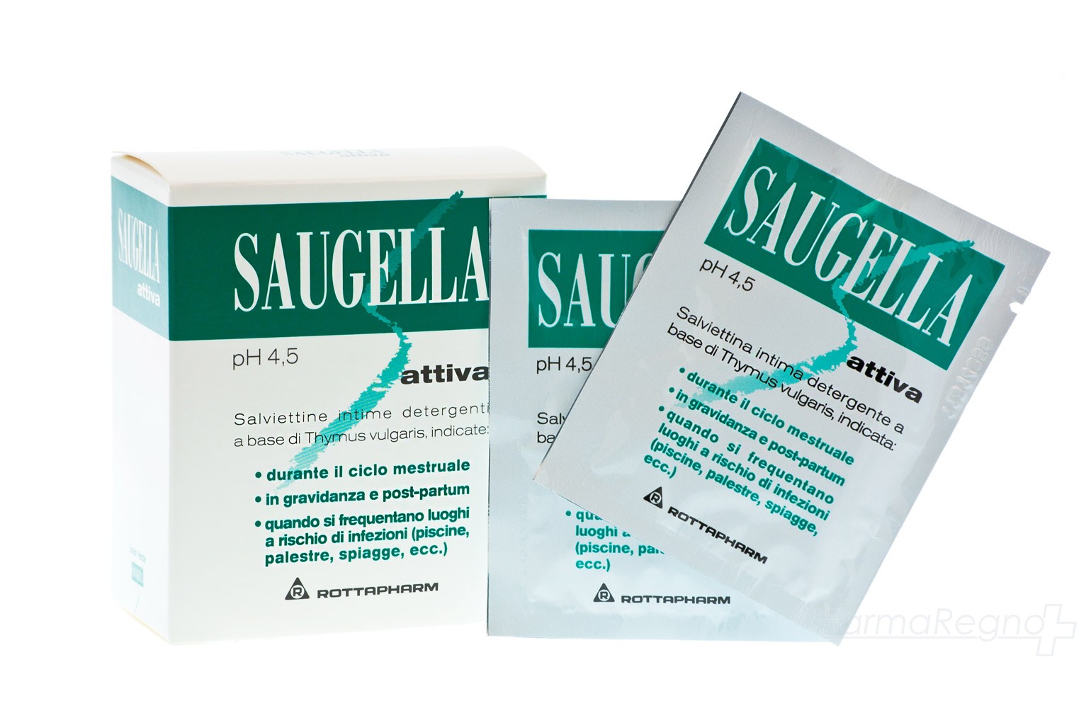 Saugella Attiva Salviettine 10pz