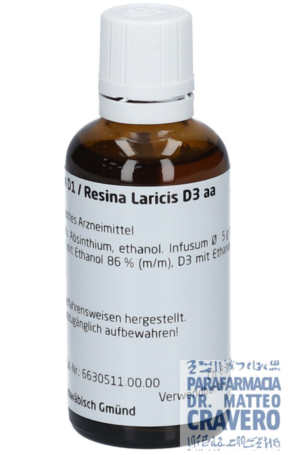 Absinthium D1 - Resina Laricis D3 aa 50ml gocce
