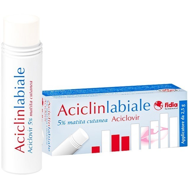Aciclinlabiale Matita Cutanea 2,5g 5%