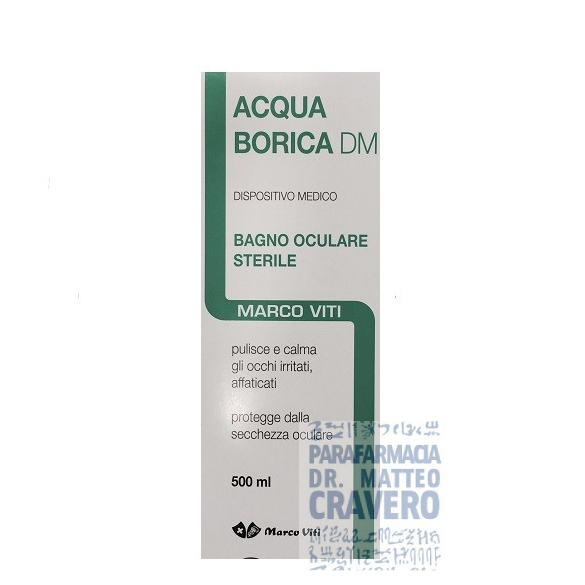 Acqua borica bagno oculare 500ml