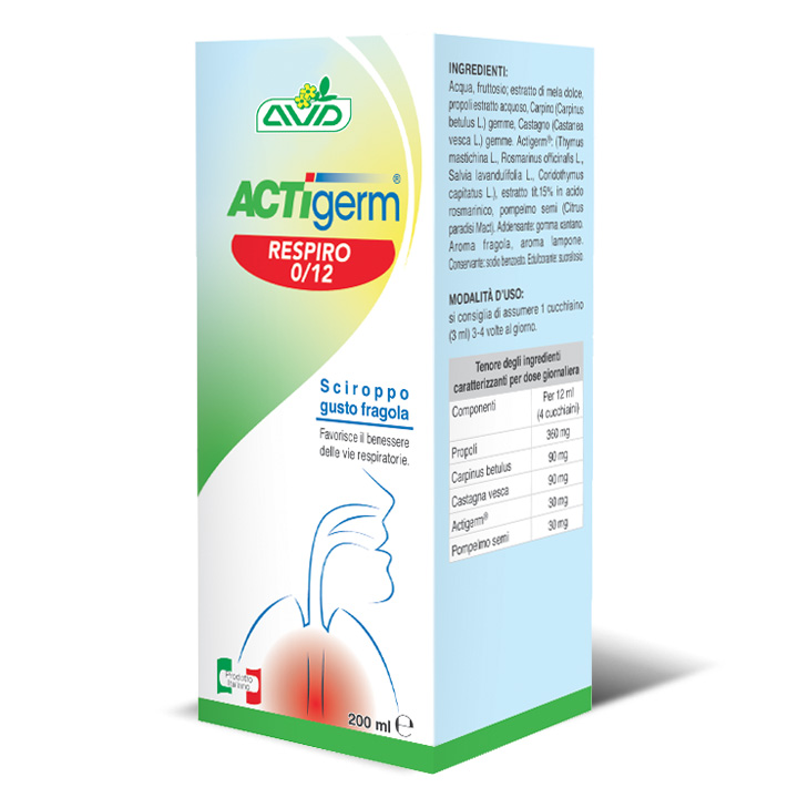ACTIGERM RESPIRO 0-12 200ML