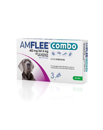 AMFLEE COMBO 3 PIPETTE 402MG+361,8MG