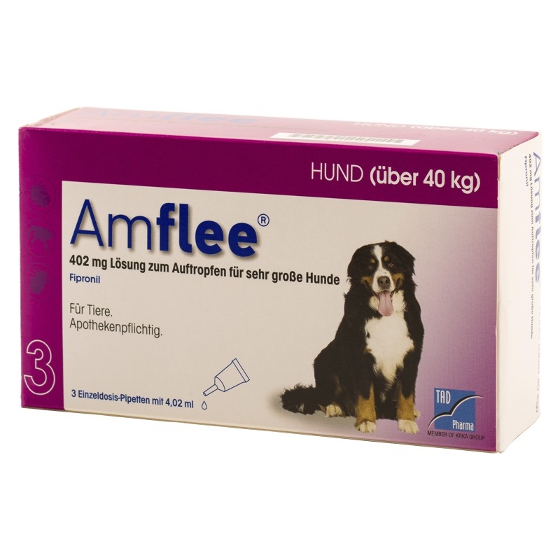 AMFLEE SPOT ON 3 PIPETTE 402MG