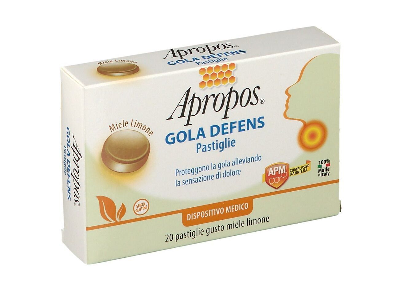 APROPOS GOLA DEFENS MIELE LIMONE 20 PASTIGLIE
