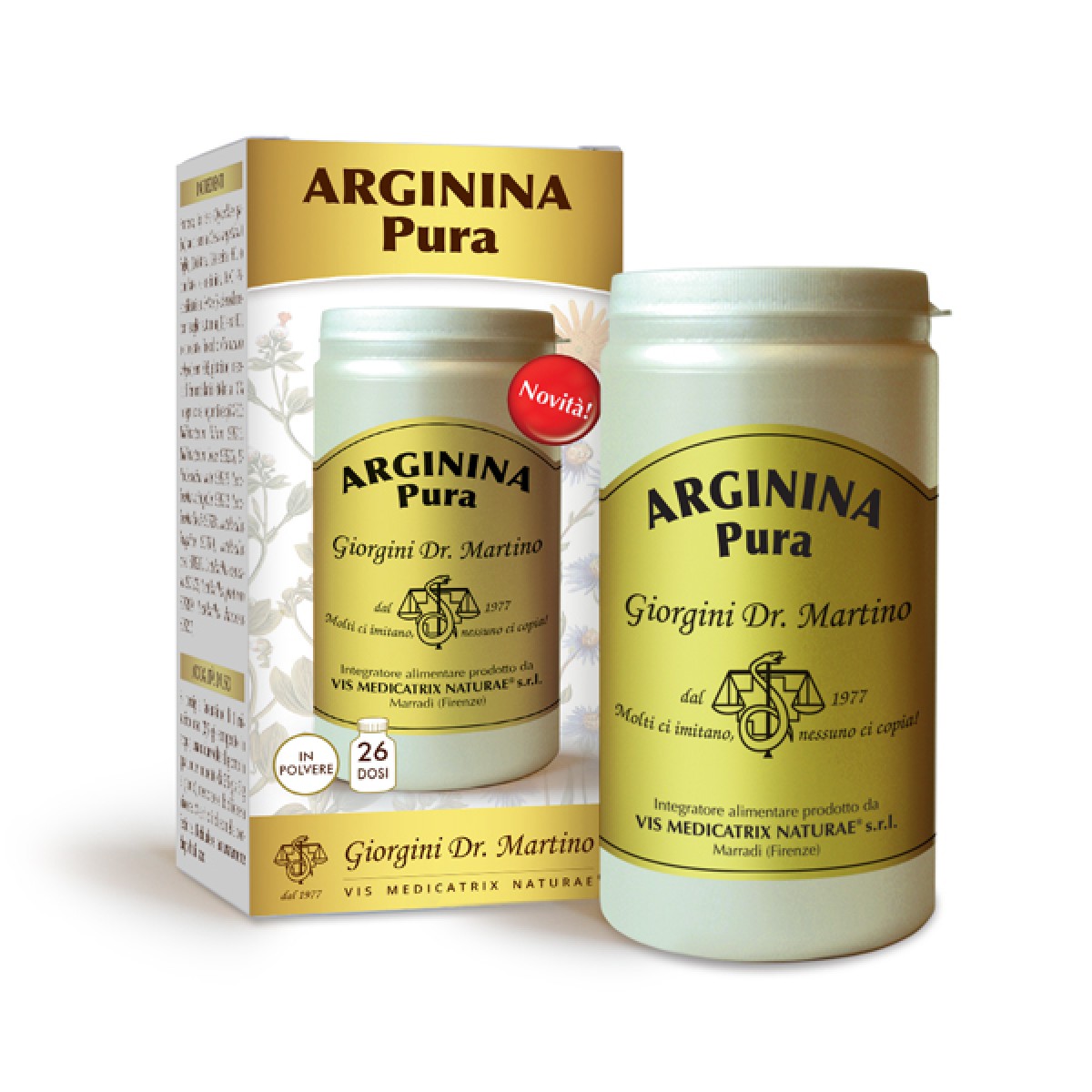 ARGININA PURA POLVERE SOLUBILE 100G