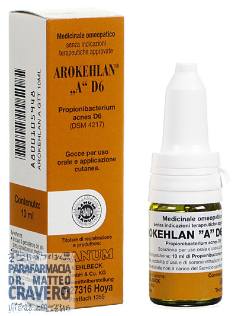 AROKEHLAN A D6 10ML GOCCE SANUM