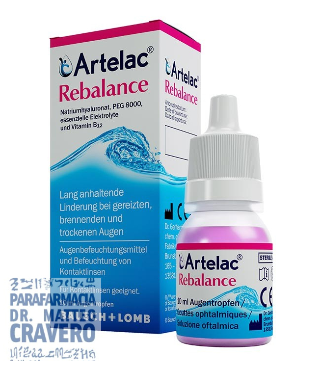 ARTELAC REBALANCE gocce oculari 10ml