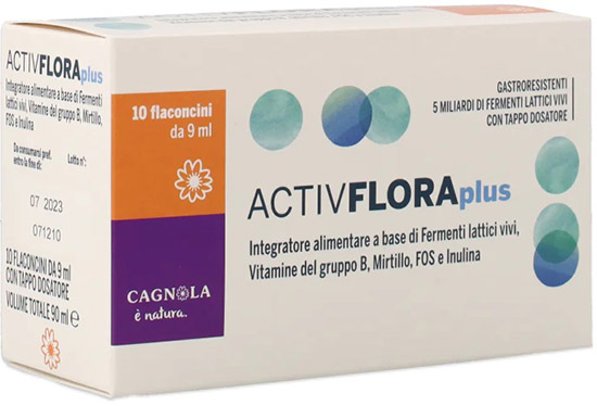 ACTIV FLORA PLUS 10 FLACONCINI 9 ML