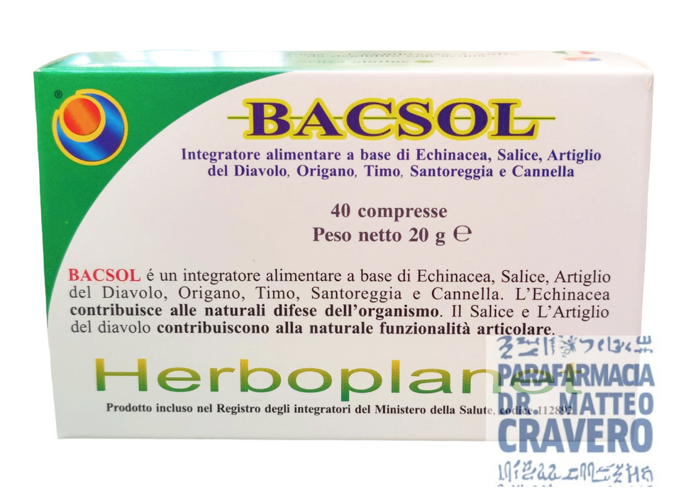BACSOL 40 COMPRESSE