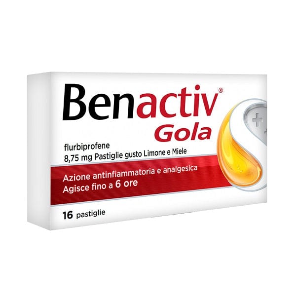 BENACTIV GOLA 16 Pastiglie limone miele