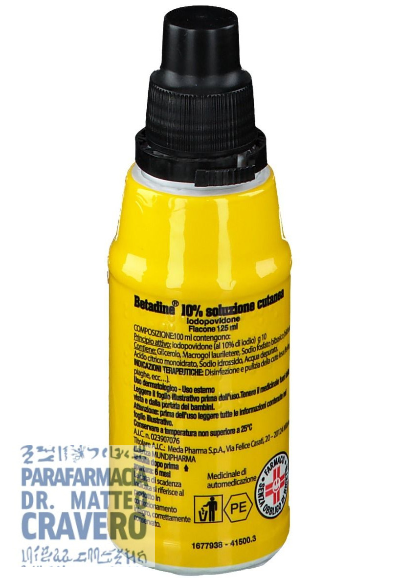 BETADINE Soluzione Cutanea 120ml 10%