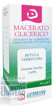 Betula Verrucosa gemme fresche 60mL