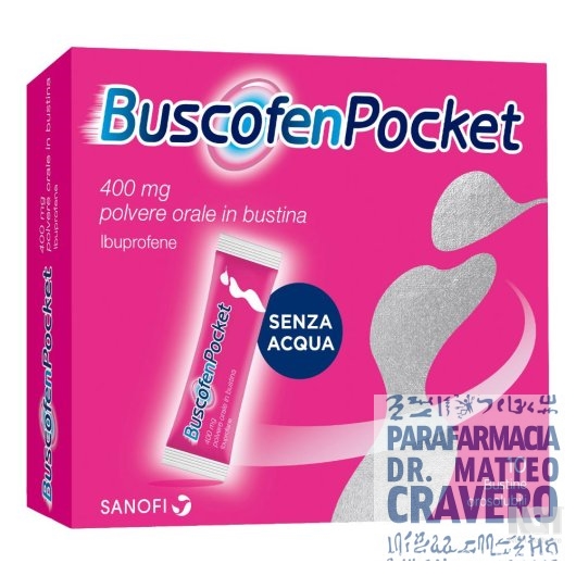 BUSCOFEN POCKET 10 BUSTINE 400MG
