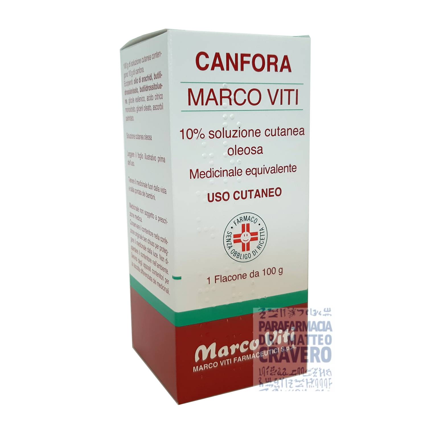 Canfora MV 10% soluzione oleosa 100g