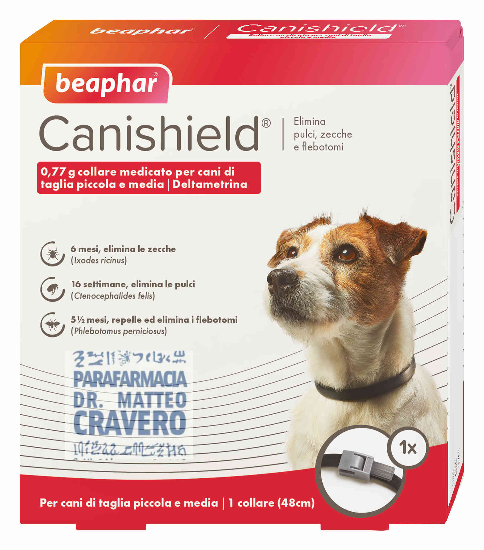 Canishield Collare Cani taglia piccolo-medio